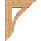 Ekena Millwork Thorton Traditional Smooth Bracket w/ Offset Brace, Western Red Cedar, 7 1/2"W x 24"D x 32"H BKT0806X24X32THR01SWR - alternate 4